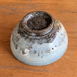 藁灰釉どんぶり・白(小)　陶器 4枚目の画像