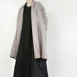 Nao 麻100% ロングコート