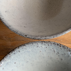 藁灰釉飯碗（小）白　陶器 9枚目の画像