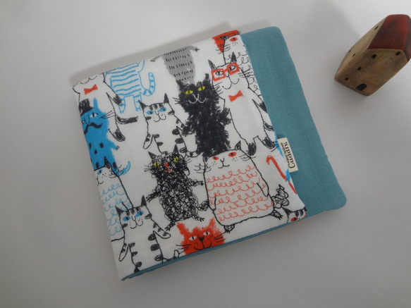 30㎝角*8重やわらかガーゼハンカチ*1枚*ハンドメイド
