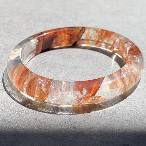 冬ギフト  天然石 金魚 錦鯉水晶 ライモナイトインクォーツ 最高品質 希少 アクセサリー