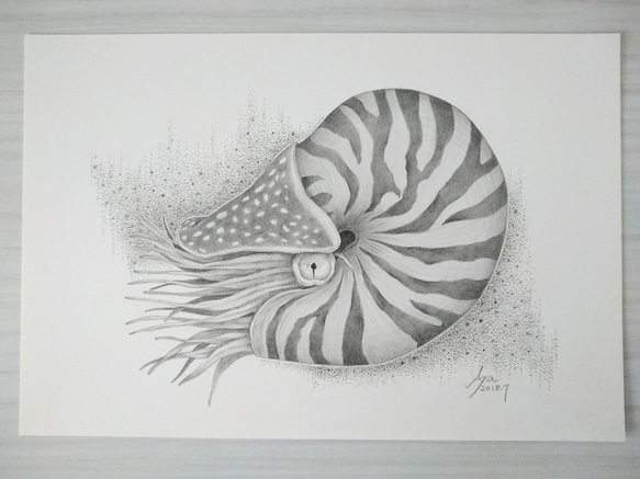 『Composition UH』 絵画・現代アート・鉛筆画・原画・額縁付 1 o'clock.“ F20号 原画 現代アート 絵画 | yk3art.official