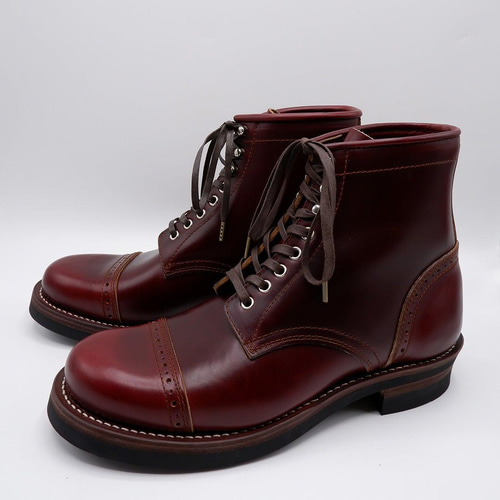 WABASH ENGINEER BOOTS / HORWEEN LEATHER CXL BURGUNDY