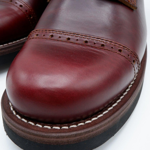 6 INCH BOOTS Anchor バーガンディ パターンオーダー [受注生産