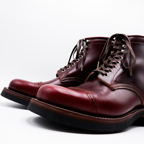 6 INCH BOOTS Anchor バーガンディ パターンオーダー [受注生産
