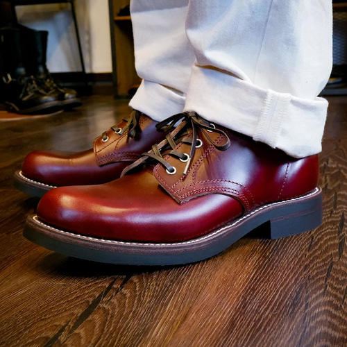 Oxford Shoes Winch バーガンディ パターンオーダー [受注生産