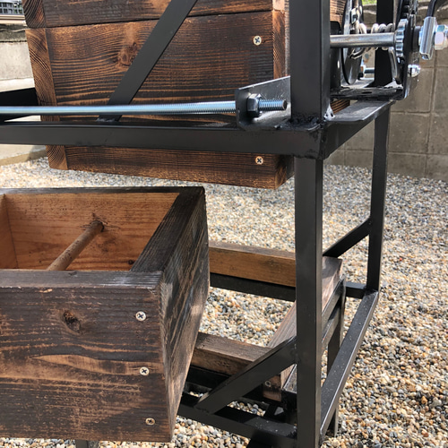 日本蜜蜂 持ち上げ機対応型 重箱用巣箱台 29cm用 ハウス・小屋 まめし