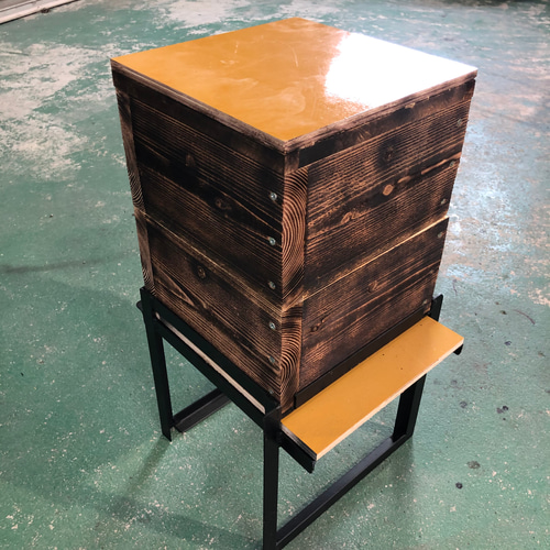 日本蜜蜂 持ち上げ機対応型 重箱用巣箱台 29cm用 ハウス・小屋 まめし