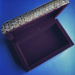 ペルシャの象嵌細工　小箱　長方形L（16ｃｍ）【ハータムカーリー018】 7枚目の画像