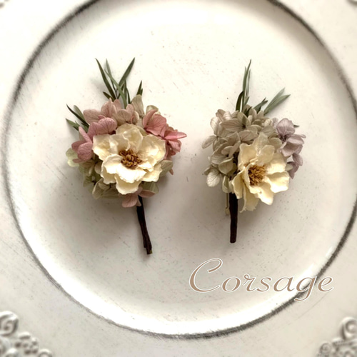 natural corsageコサージュ卒業式入学式