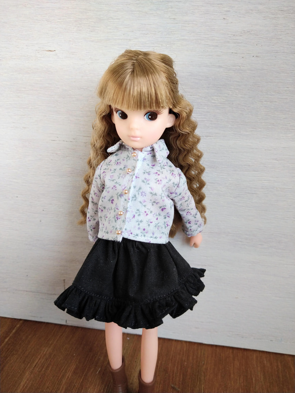 復刻版初代リカちゃん人形　シルバー衣装 リカちゃんキャッスル 復刻版初代リカちゃん-9B シルバー - メルカリ