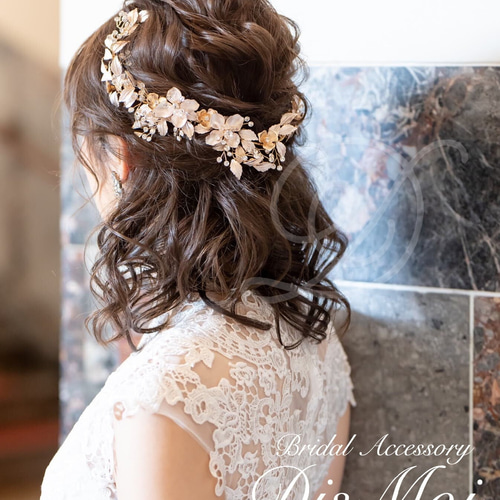 ヘッドドレス 結婚式 花嫁 ヘアアクセサリー ヘッドアクセサリー