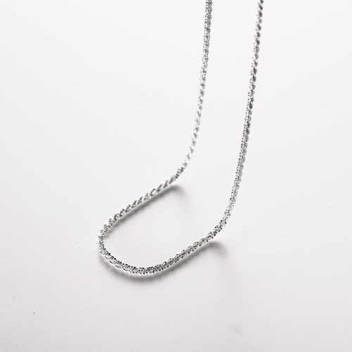 ダイヤモンドカット チェーン ネックレス シルバー / ゴールド ダイヤモンドカット チェーン ネックレス シルバー / ゴールド