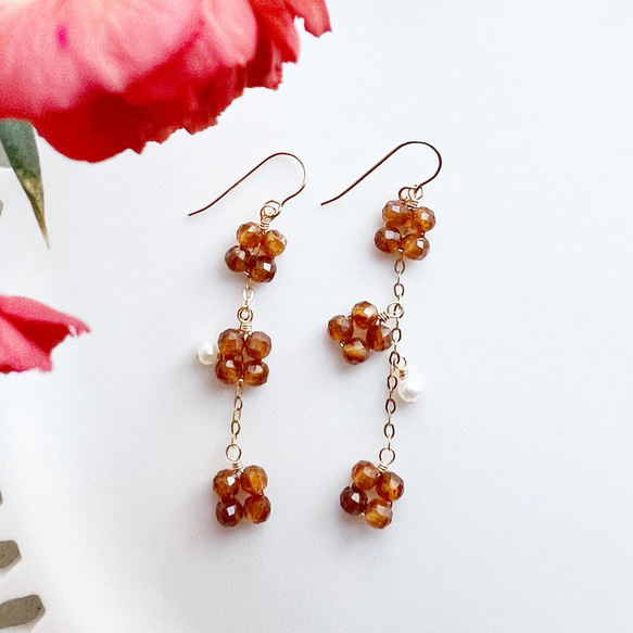 【専用です】14kgfピアスおまとめ３点 14Kgf：スティック（角棒）イヤリング（まるでピアスに見える縦