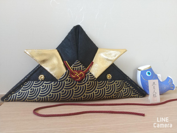 ハンドメイド 飾れる&かぶれる兜 1枚目の画像