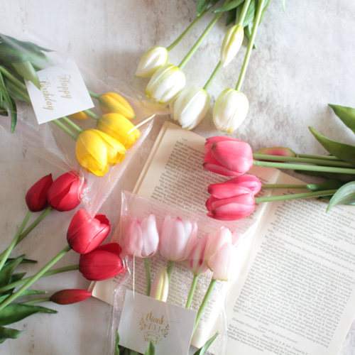 チューリップ 造花 5本セット♡花束 観葉植物 スリーズ ドライフラワー