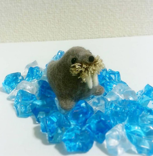 羊毛フェルトセイウチ 羊毛フェルト Lana** 通販 13199942｜Creema