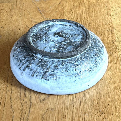 藁灰釉(わらばいゆう)六寸盛り鉢・白 陶器 お椀・ボウル・鉢 しもつけ