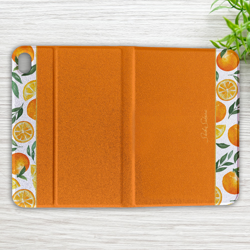 ブラッドオレンジのiPadケース オレンジ みかん ipadケース タブレット