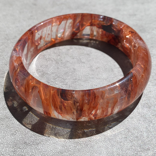 天然石 希少 最高品質 ライモナイトインクォーツ 錦鯉水晶 金魚