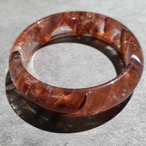 天然石 希少 最高品質 ライモナイトインクォーツ 錦鯉水晶 金魚