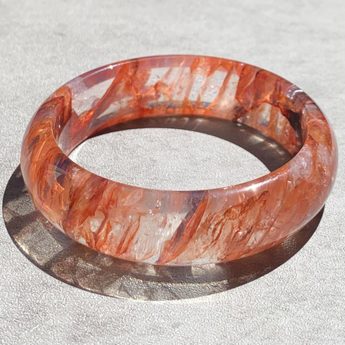 天然石 希少 最高品質 ライモナイトインクォーツ 錦鯉水晶 金魚