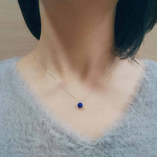 K18WG ラピスラズリ ネックレス ネックレス・ペンダント ジュエリー 