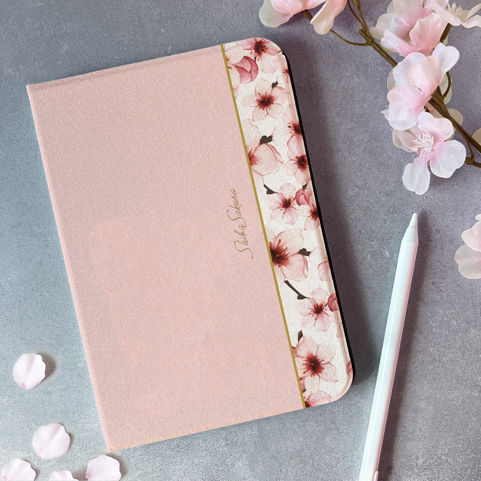 ソメイヨシノのiPadケース 桜 春 花 ipadケース タブレットケース カバー