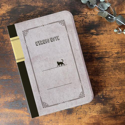 にゃんこ大学ノートのiPadケース 猫 黒猫 カバー メンズ ipadケース