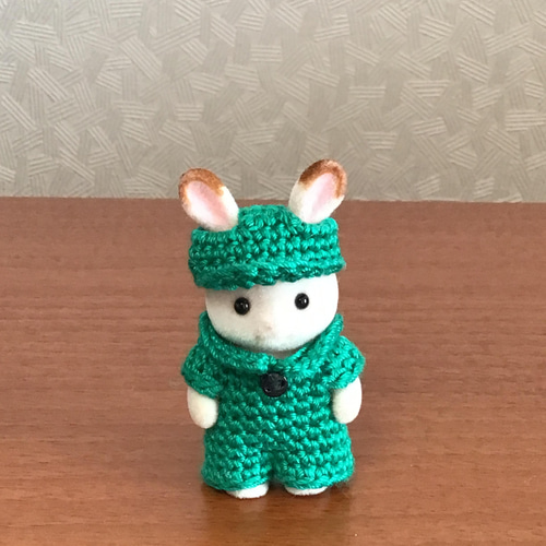 ハンドメイド＊全9色＊シルバニア＊赤ちゃん＊レース編み＊つなぎ 