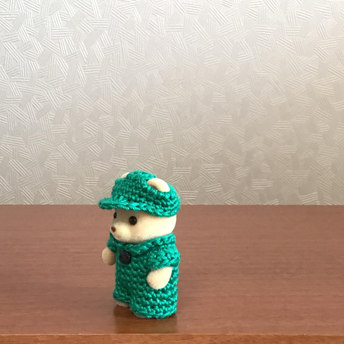 ハンドメイド＊全9色＊シルバニア＊赤ちゃん＊レース編み＊つなぎ