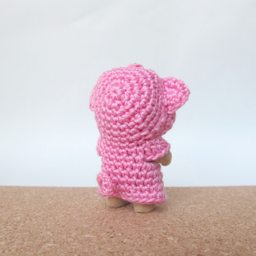 ハンドメイド＊シルバニア＊赤ちゃん＊レース編み＊ぶたさん