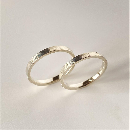 レノマ　ペアリング　pt900 レノマ ペアリング pt900 PT900 石畳のストーンテクスチャーリング