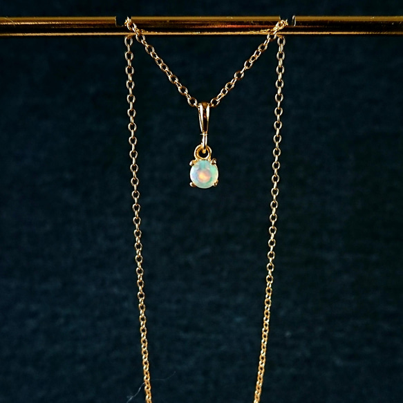 【14kgf】(グレードAAA・宝石質)エチオピア産オパール/ネックレス 2枚目の画像