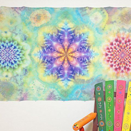タイダイ染め タペストリー Hippies Dye最新作 HD15-58