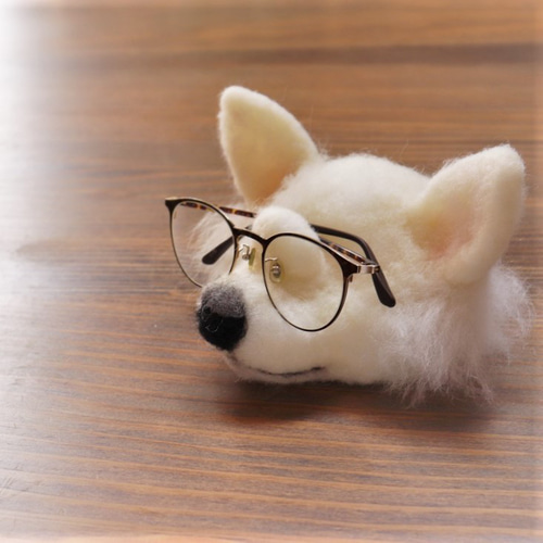 Bたろう様❤チワワ メガネスタンド♡ チワワ 愛犬人形 【セミオーダー】