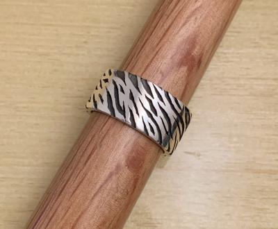 オリジナルシルバーリング【トラ柄】