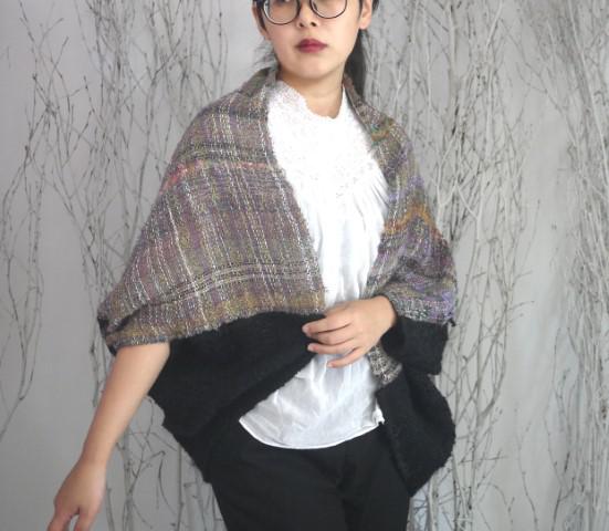 手織り モモンガジャケット　羽織