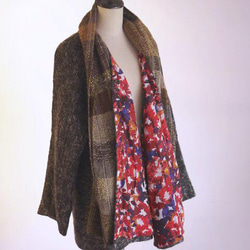 ◆ SALE◆ Coat with Handwoven shawl 第4張的照片