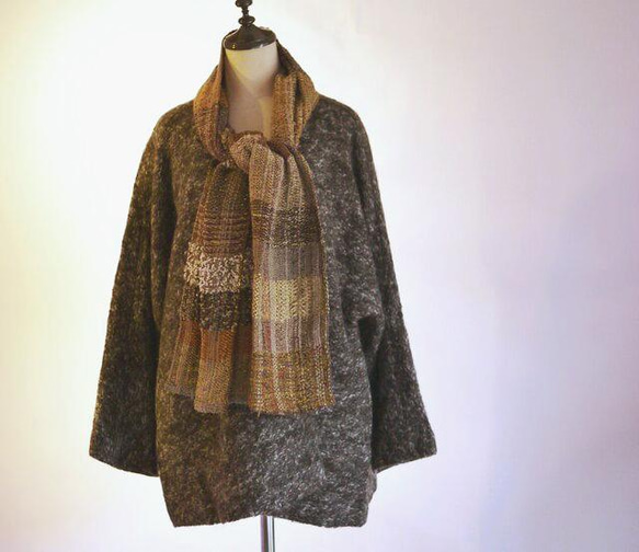 ◆ SALE◆ Coat with Handwoven shawl 第5張的照片