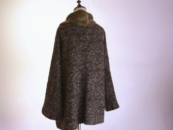◆ SALE◆ Coat with Handwoven shawl 第3張的照片