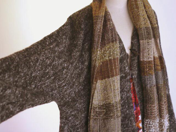 ◆ SALE◆ Coat with Handwoven shawl 第6張的照片