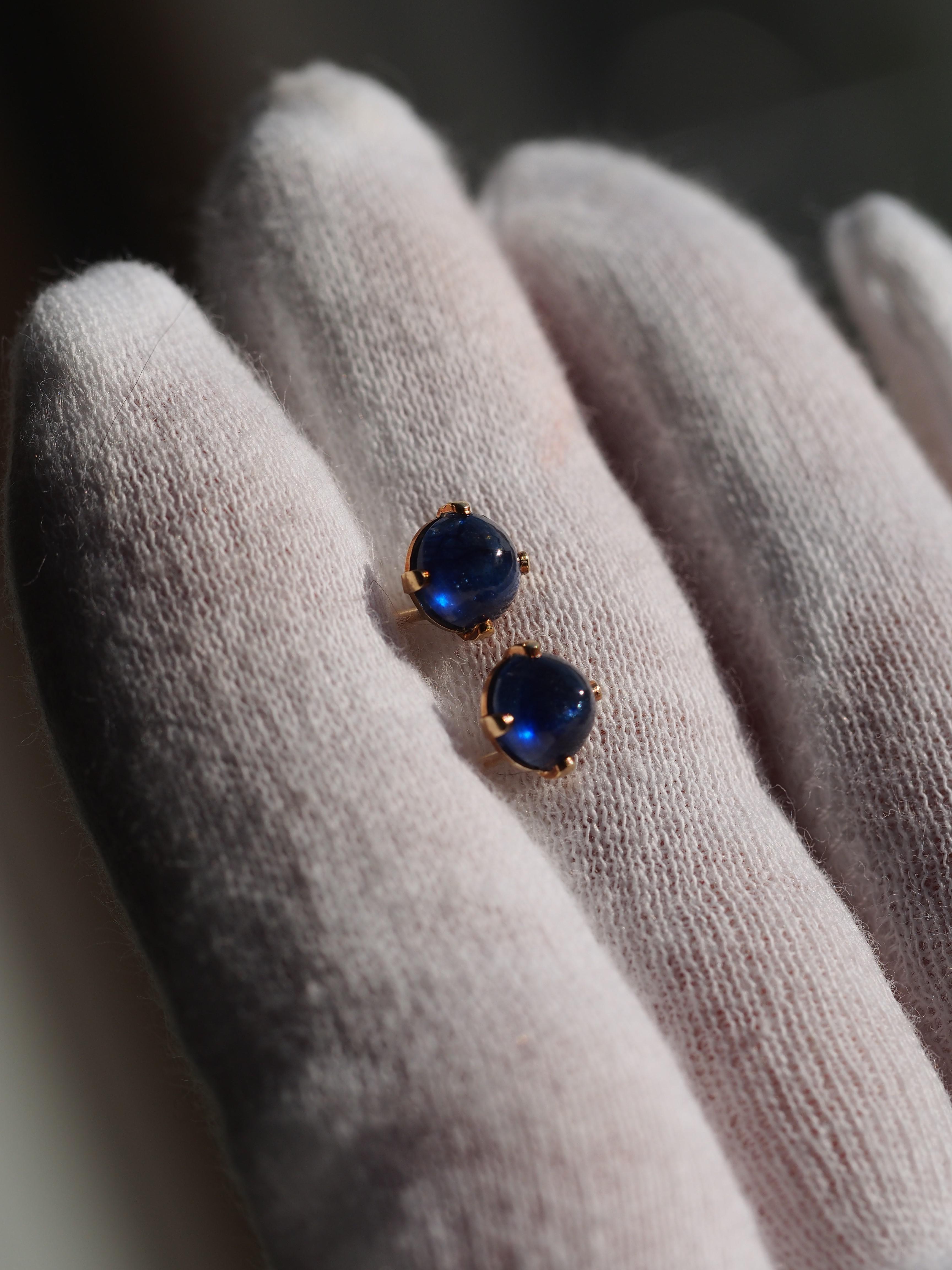 サファイア６　K14GFピアス❀