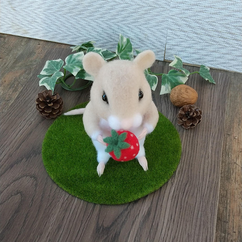 ネズミ 羊毛フェルト 羊毛フェルト Sleeping forest 通販