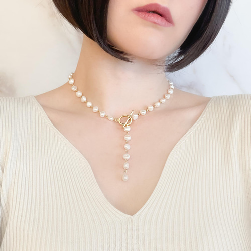 128889円→✨8月31日まで✨6.5mmパール⭐️高級✨真珠　ネックレス 楽天市場】［Sクラス］淡水パール ペンダント 大粒 バロック 七色の