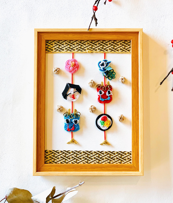 水引節分吊るし飾り風フレーム その他置物 tomoemon 通販 13203149