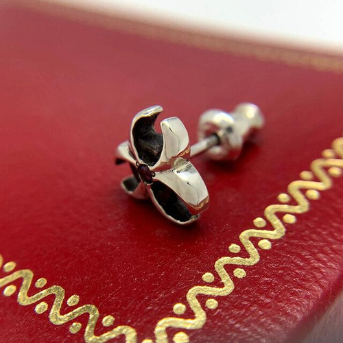 バイオハザード シルバー925ピアス アメジスト セカンドピアス ピアス