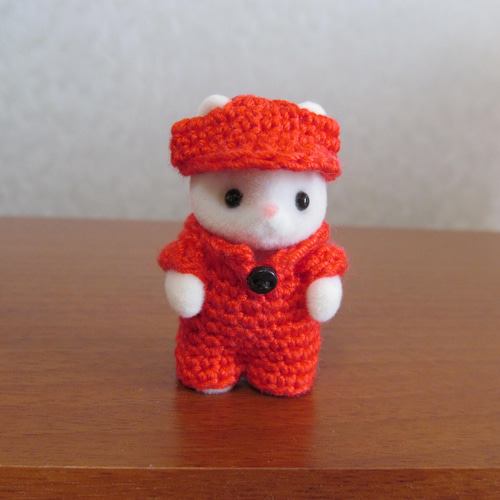 ハンドメイド＊全9色＊シルバニア＊赤ちゃん＊レース編み＊つなぎ