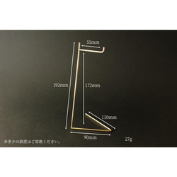 [可包裝] 黃銅眼鏡架（圓棒規格）No29 第2張的照片