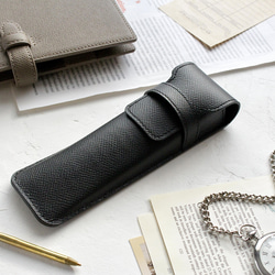 Paka-pen #コニャック イタリアンレザーのペンケース ペンケース